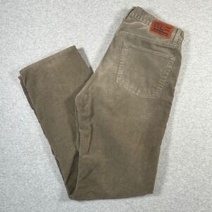 Polo Jeans Company Corduroy Pants Mens 33x33 (*Tag 34x34) Olive Hayden‎ Straight